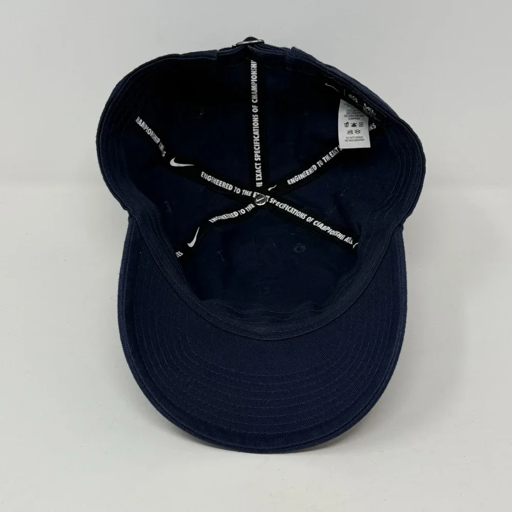 Sample Nike Team USA 50th Anniversary Olympics Navy Gold Strap Back Club Cap M/L